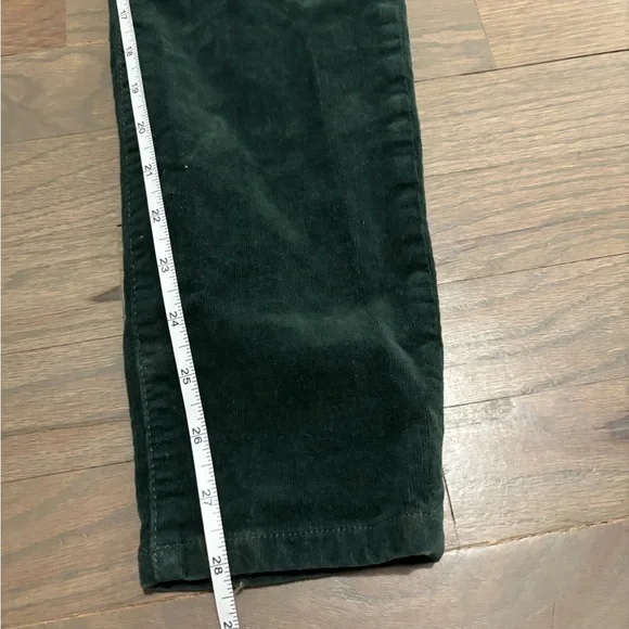 Cabi Skinny Cord Forest Green Size 4 - Picture 7 of 8